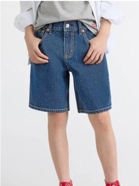 Levis 550 Denim Shorts Boys 23” Relaxed Fit 11 Slim Skate Board NEW Kids 10-12